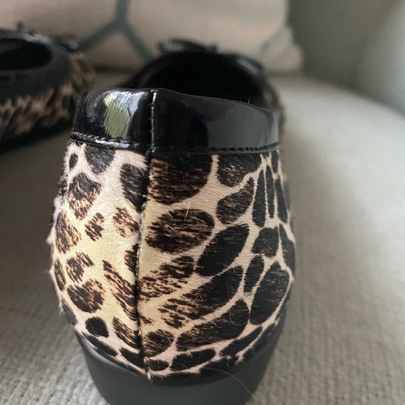 Aerosoles Animal Print Calf Hair & Patent Ballet Flats - Picture 7 of 10